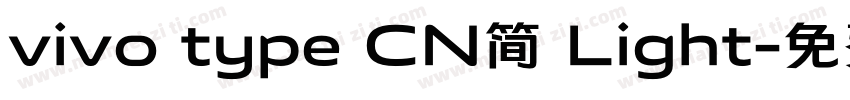 vivo type CN简 Light字体转换